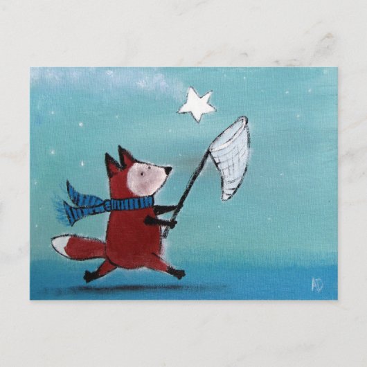 スターキツネ ポストカード (正面)