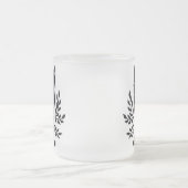 スターキャット&ムーンフェイズ フロストグラスマグカップ (中央)