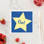 スターキュートキッズバースデーパーティー宇宙 スタンダードカクテルナプキン (インサイチュ)