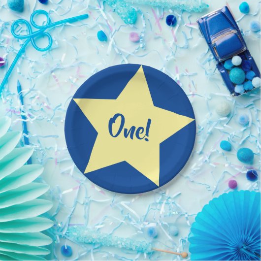 スターキュートキッズバースデーパーティー宇宙 ペーパープレート (パーティー)