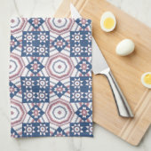 スターキルトスタイルヴィンテージスタイルキッチンタオル キッチンタオル (四つ折り)