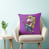 スターギターマンガとヘアメタルグレームユニコーン クッション (椅子)