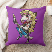 スターギターマンガとヘアメタルグレームユニコーン クッション (ブランケット)