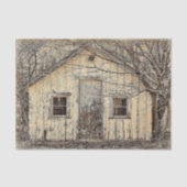 スタークと魅惑的な冬の納屋 薄葉紙 (正面)