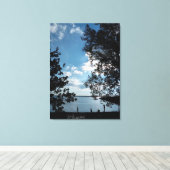 スタークはっきりしたコントラスト キャンバスプリント (インサイチュ (ウッドフロア))