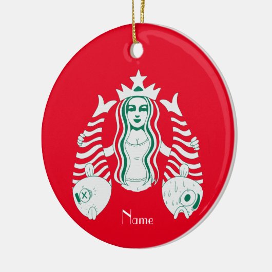 スタークラウンクイーンマーメイドサンダー_コーブ セラミックオーナメント (左)