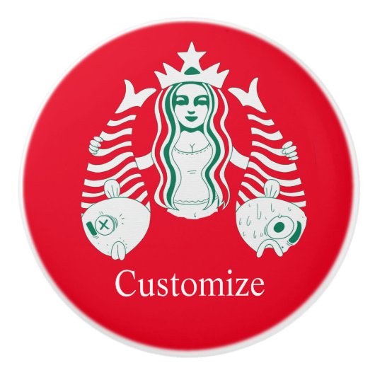 スタークラウンクイーンマーメイドサンダー_コーブ セラミックノブ (正面)