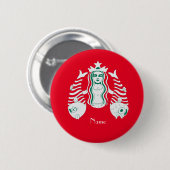 スタークラウンクイーンマーメイドサンダー_コーブ 缶バッジ (正面&裏面)