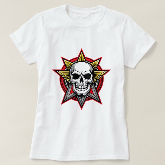 スタークラウンスカル Tシャツ (デザイン正面)