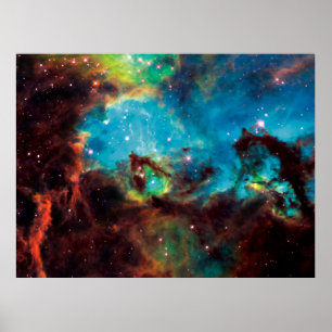 スタークラスターNGC 2074 タランチュラ星雲スペースフォト ポスター