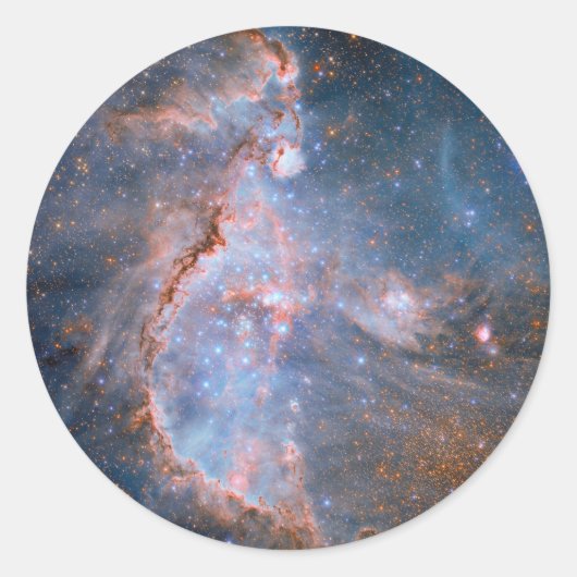 スタークラスターNGC 346 ラウンドシール (正面)