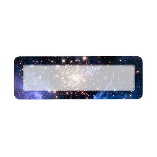 スタークラスターNGC 3603 (ハッブル) ラベル (正面)