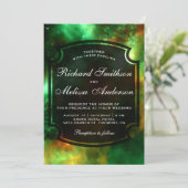 スタークラスタ宇宙銀河系結婚式招待状 招待状 (スタンド正面)