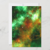 スタークラスタ宇宙銀河系結婚式招待状 招待状 (裏面)