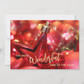 スタークリスマスオーナメントフラット シーズンカード (正面)