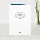 スタークリスマスツリーとムーンホリデーカード シーズンカード (裏面)