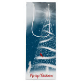 スタークリスマスツリーとムーンワイン抱き枕 ワインギフトバッグ (正面)