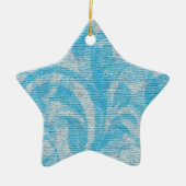 スタークリスマスツリーオーナメント セラミックオーナメント (正面)