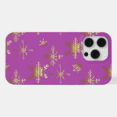 スタークリスマスピンク iPhoneケース (裏面横)