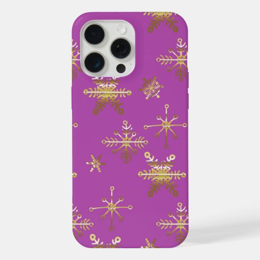 スタークリスマスピンク iPhoneケース (裏面)
