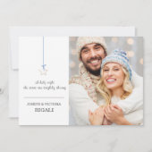 スタークリスマスフォトグリーティングカード – プリント シーズンカード (正面)