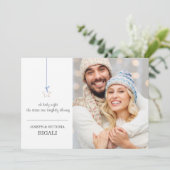 スタークリスマスフォトグリーティングカード – プリント シーズンカード (スタンド正面)