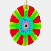 スタークリスマスフラクタル セラミックオーナメント (右)