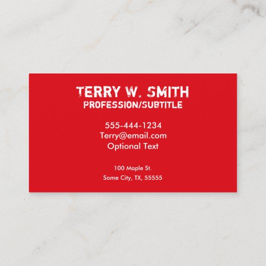 スターク自転車の名刺 名刺 (裏面)