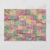 スターク郡とトスカラワス郡 ポストカード (正面)