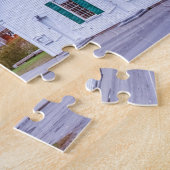 スターク・ニューハンプシャー州の橋と教会の秋 ジグソーパズル (側面)