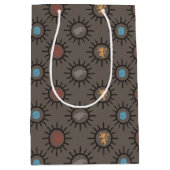 スターク、ラニスター、ターガリエン、ナイトキングパターン ミディアムペーパーバッグ (正面)