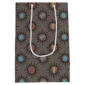 スターク、ラニスター、ターガリエン、ナイトキングパターン ミディアムペーパーバッグ (裏面)