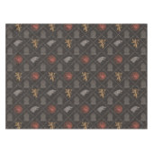 スターク、ラニスター、ターガリエン、鉄の玉座パターン テーブルクロス (正面(横))