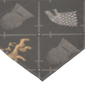 スターク、ラニスター、ターガリエン、鉄の玉座パターン テーブルクロス (アングル)