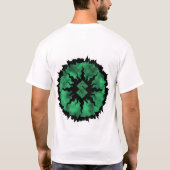 スターグリーン(円) Tシャツ (裏面)