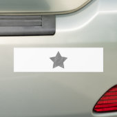 スターグ動揺してレイヴィンテージスター バンパーステッカー (車上)