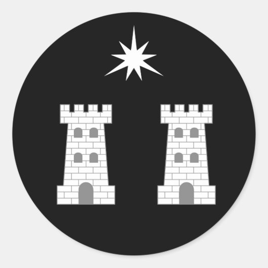 スターゲットポピュレースバッジの男爵 ラウンドシール (正面)