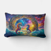 スターゲートシーホースデザインバイリッチアムンギル ランバークッション (正面)