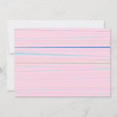 スターコネクティングバルミツワー招待状 招待状 (裏面)