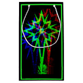 スターサイケデリック抱き枕（ネオン） スモールペーパーバッグ (裏面)