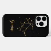 スターサインケース | ふたご座 iPhoneケース (裏面横)
