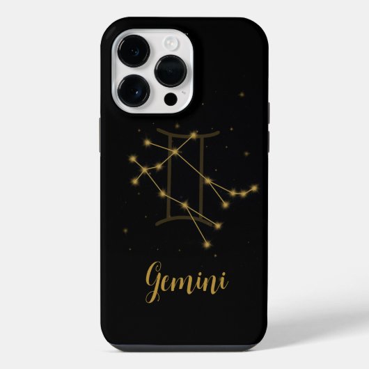 スターサインケース | ふたご座 iPhoneケース (裏面)