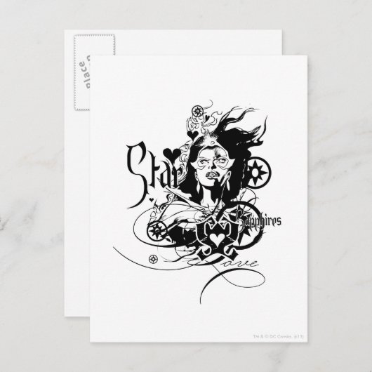 スターサファイアのグラフィック7 ポストカード (正面/裏面)