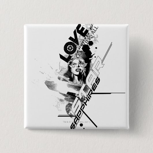 スターサファイアのグラフィック9 缶バッジ (正面)