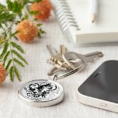 スターサファイアグラフィック2 キーホルダー (側面)