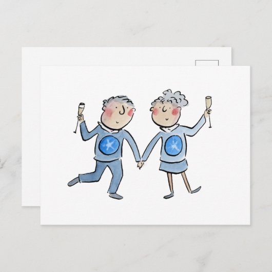 スターサファイア・アニバーサリー ポストカード (正面/裏面)