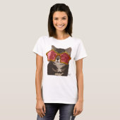 スターサングラスの子猫 Tシャツ (正面フル)