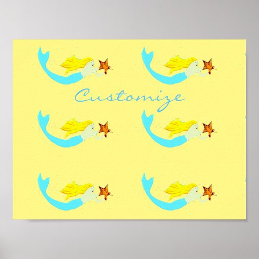 スターサンダーと可愛いブロンド人魚_Cove ポスター (正面)