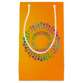 スターサークルの色は私+あなたの背後。&アイディア スモールペーパーバッグ (正面)