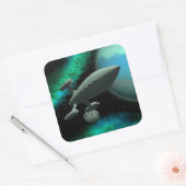 スターシップエクスプローラ（四角） スクエアシール (封筒)